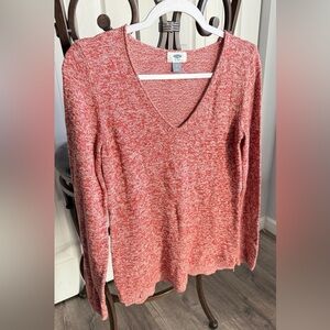 Old Navy Textured Coral Knit Top